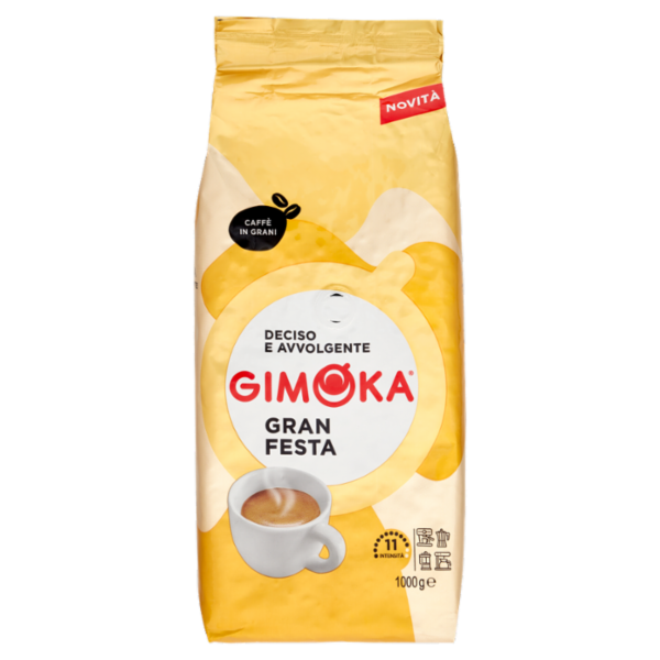 Gimoka Gran Festa Caffè in Grani 1000 g