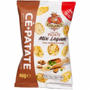 D'amo' Ce'patate Snack Alle Patate Mix Legumi 40 G