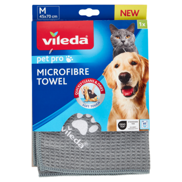 Vileda Pet Pro Panno in Microfibra taglia M 45x70 cm