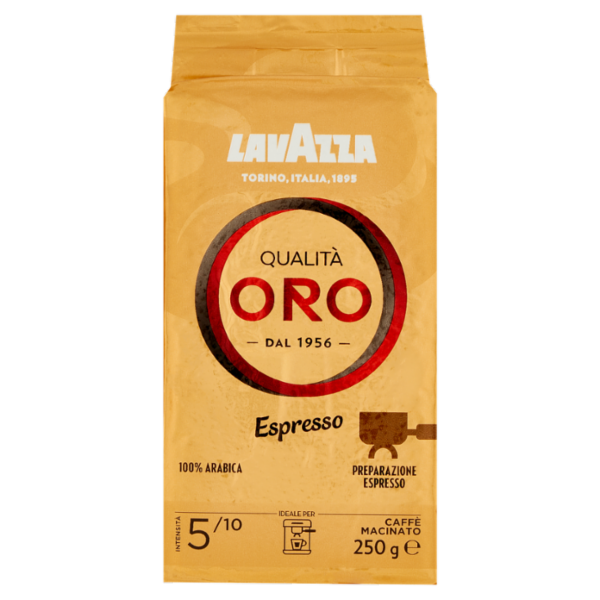 Lavazza Qualità Oro Espresso Caffè Macinato 250 g