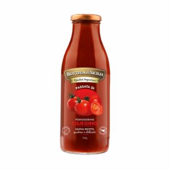 Bottega Di Sicilia Passata Con Pomodorino Ciliegino Rosso Gr.520
