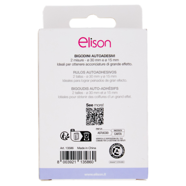 elison Bigodini Autoadesivi 6 pz