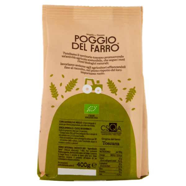 Poggio del Farro Farro Integrale Bio 400 g