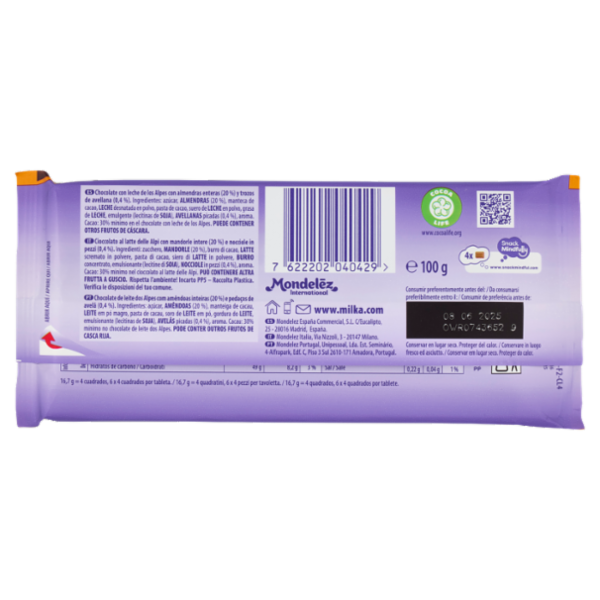 Milka Mandorlato - 100g