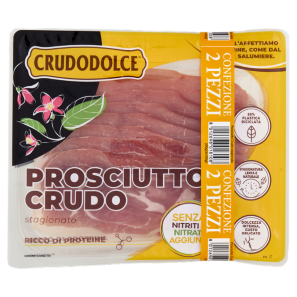 Crudodolce Prosciutto Crudo stagionato 2 x 100 g