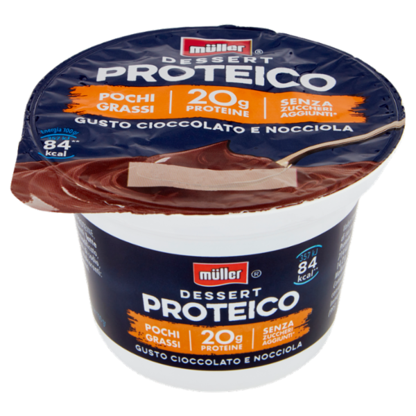 müller Dessert Proteico Gusto Cioccolato e Nocciola 200 g