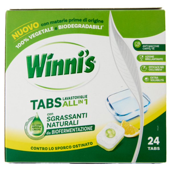 Winni's Tabs Lavastoviglie All in 1 24 x 18 g