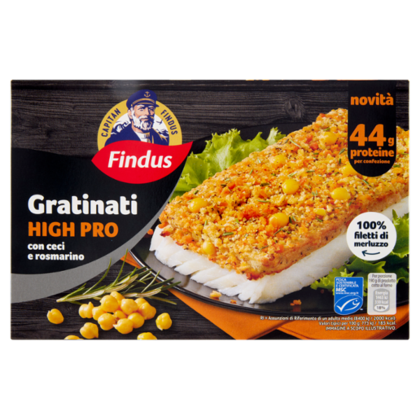 Capitan Findus I Gratinati High Pro con ceci e rosmarino 380 g