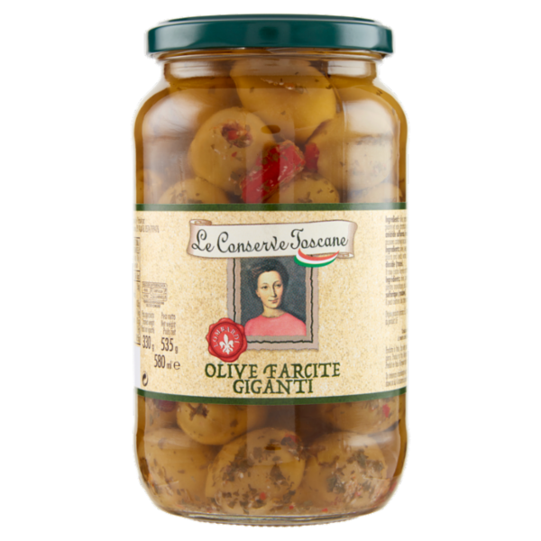 Le Conserve Toscane Olive Farcite Giganti 535 g