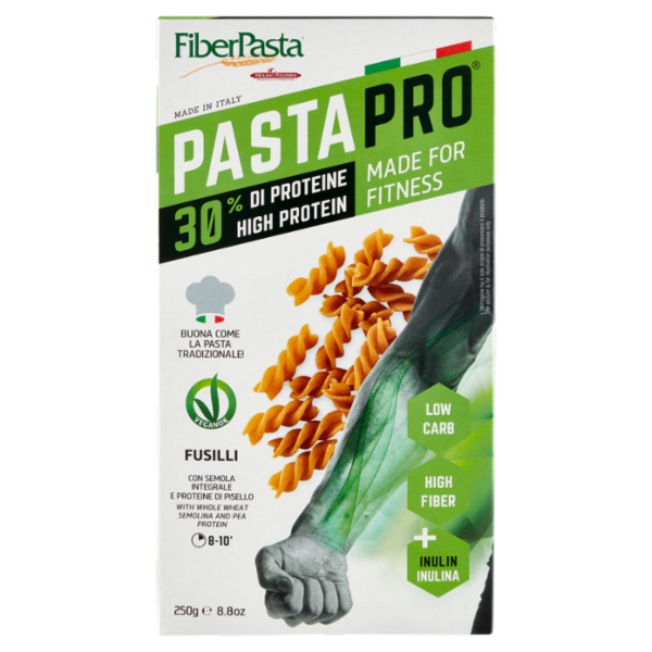 FiberPasta PastaPro 30% di Proteine Fusilli 250 g