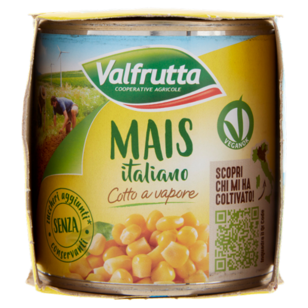 Valfrutta Mais italiano Cotto a vapore 3 x 160 g