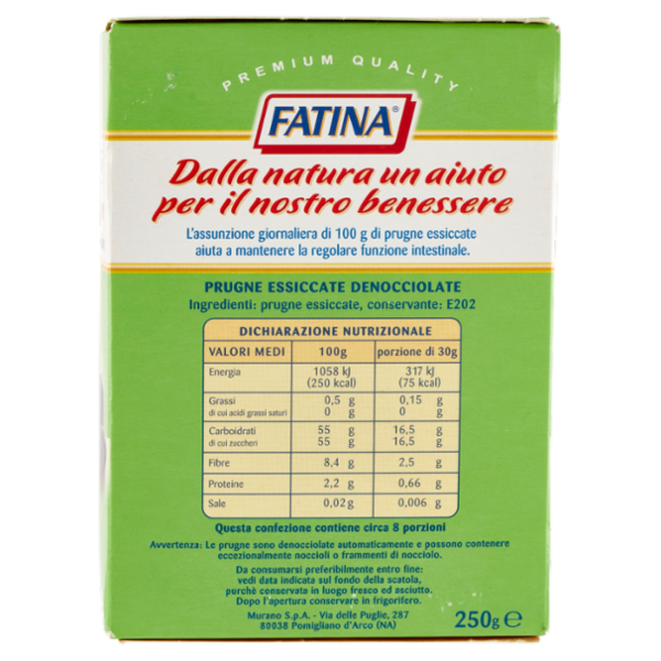 Fatina Prugne Denocciolate 250 g