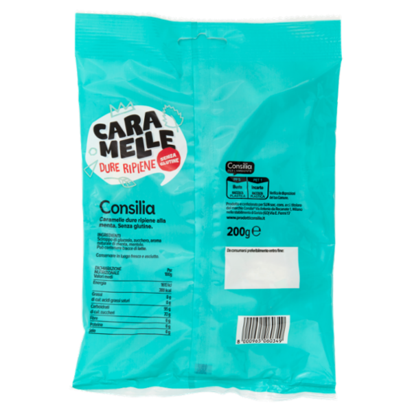 Consilia Caramelle Ripiene alla Menta 200 g