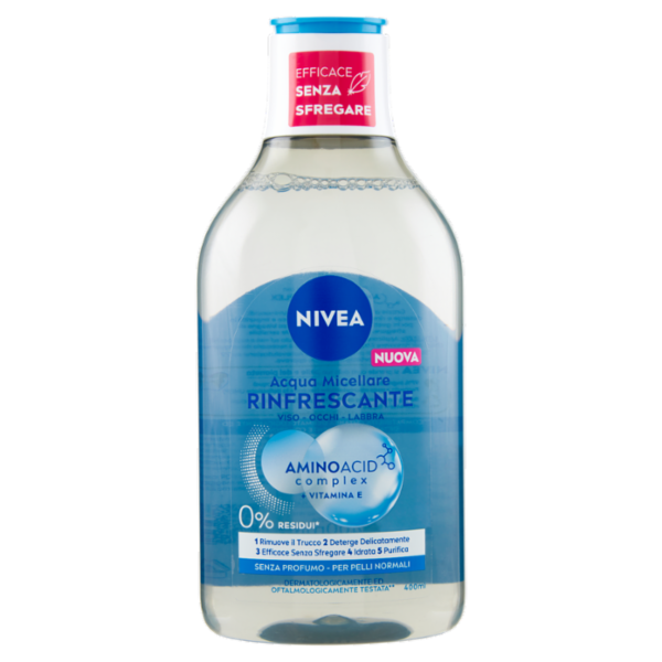 Nivea Acqua Micellare Rinfrescante per Pelli Normali 400 ml