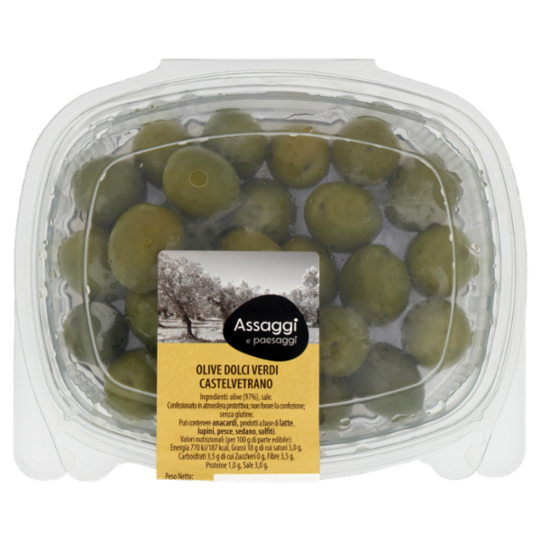 Assaggi e paesaggi Olive Dolci Verdi Castelvetrano 200 g