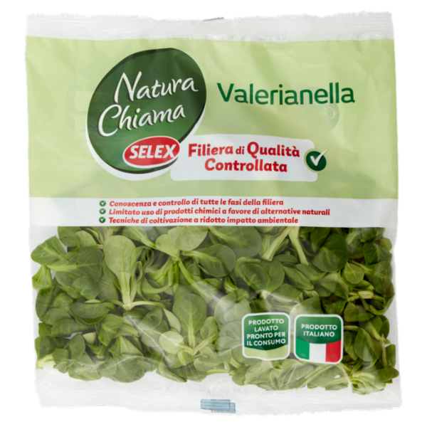 Selex Natura Chiama Valerianella Lavata e Pronta per il Consumo 80 g