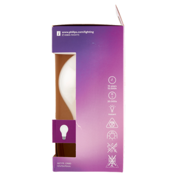 Philips Led goccia vetro 120W E27 4000K