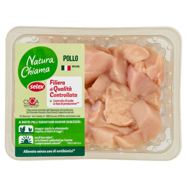 Selex Natura Chiama Bocconcini di Petto di Pollo senza Antibiotici 400 g