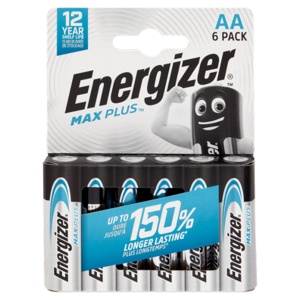 Energizer Max Plus AA Alkaline 6 pz