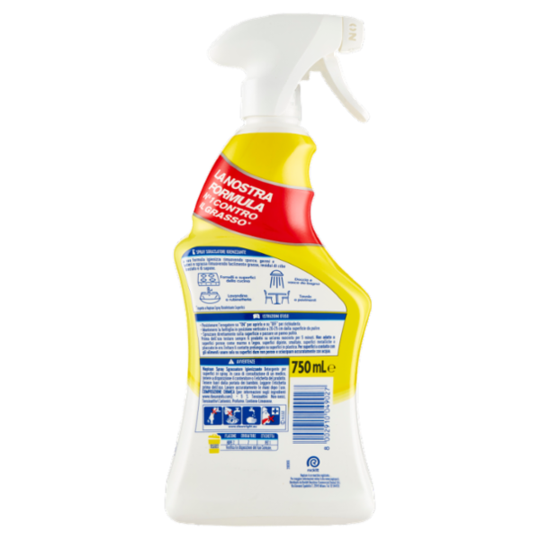 Napisan Spray Sgrassatore Igienizzante Limone 750 ml