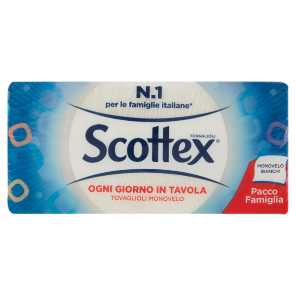 Scottex Tovaglioli Monovelo Bianchi 200 pz