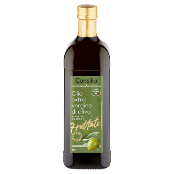 Consilia Olio Extra Vergine di Oliva Fruttato 100% Italiano 1 L