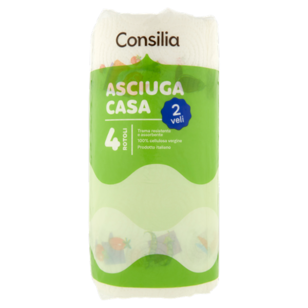 Consilia Asciugatutto 2 Veli 4 Rotoli