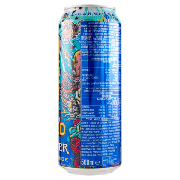 Monster Energy + Juice Aussie Lemonade Can 500 ml