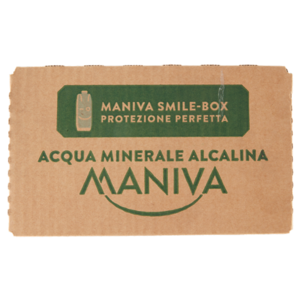 Maniva Acqua Oligominerale Alcalina Smile-Box 6 x 0,5 L