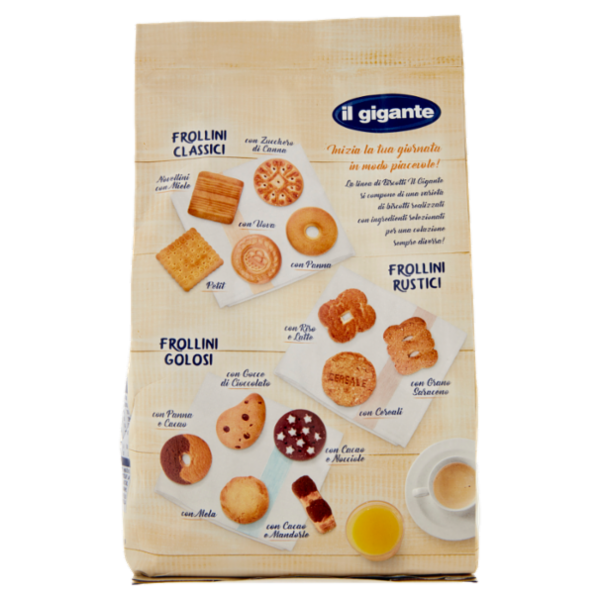 IL GIGANTE Frollini Golosi con Panna e Cacao 350 g