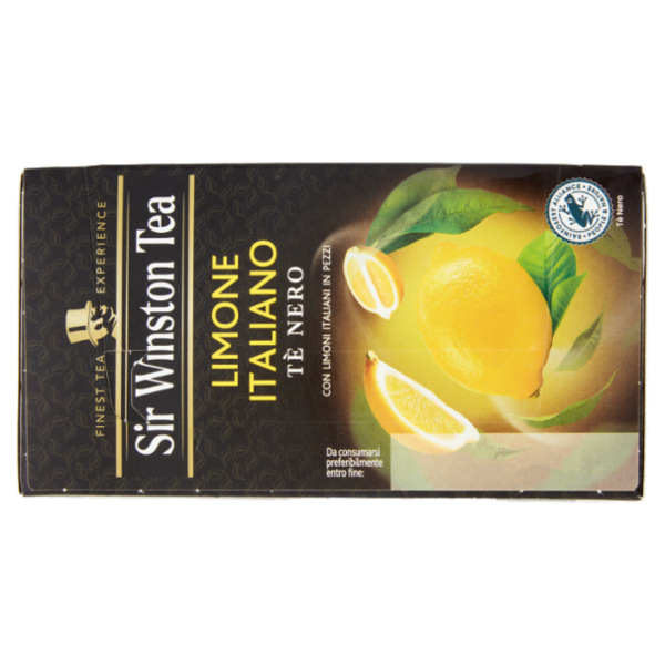 Sir Winston Tea Limone Italiano Tè Nero 20 x 1,75 g