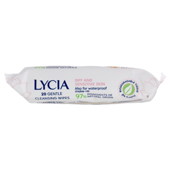 Lycia Salviettine Struccanti Delicate Pelli Secche e Sensibili 20 pz
