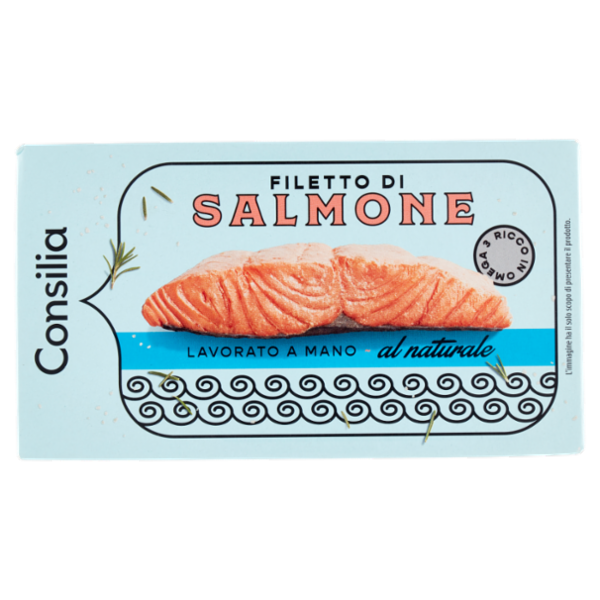 Consilia Filetti di Salmone al Naturale 150 g
