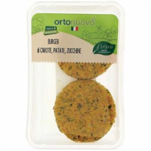 Ortonuovo Burger di Carote, Patate e Zucchine 200g