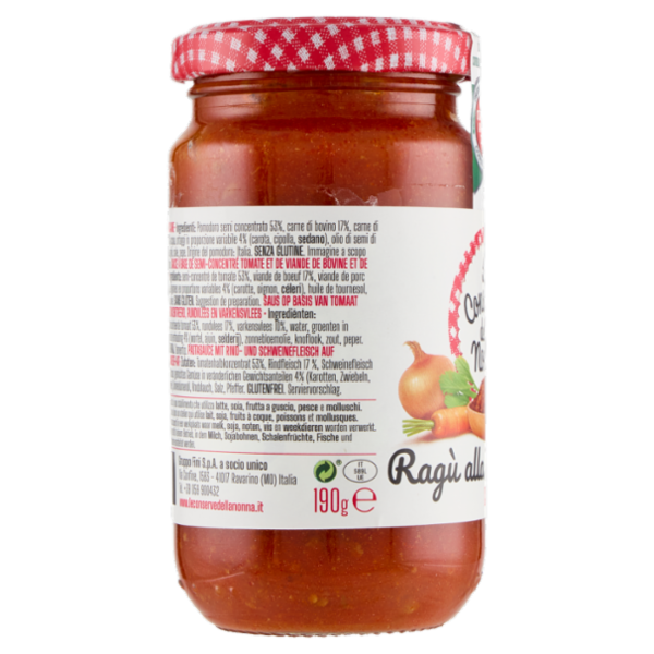 Le Conserve della Nonna Ragù alla Bolognese 190 g