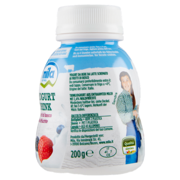 mila Yogurt Drink Frutti di bosco 200 g