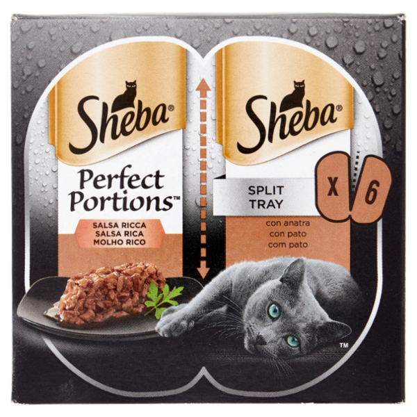 Sheba Perfect Portions Salsa Ricca con anatra 3 x (2 x 37.5 g)