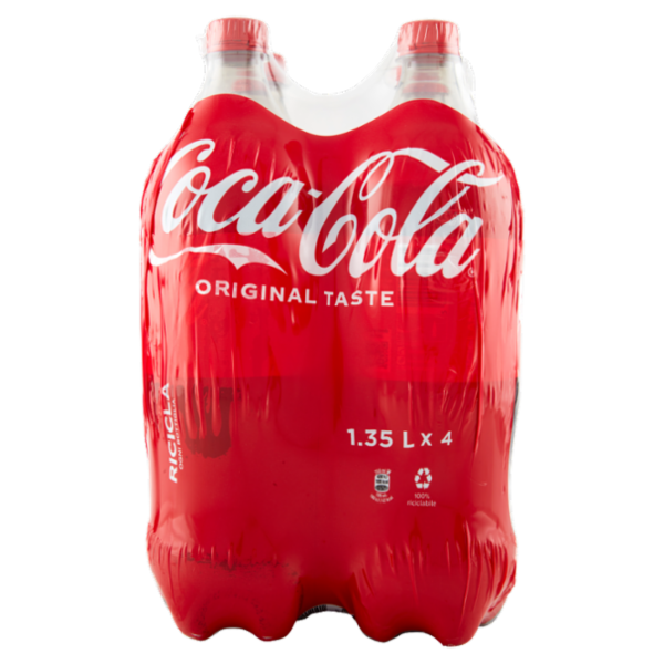 COCA-COLA Original Taste PET 4 x 1,35 L