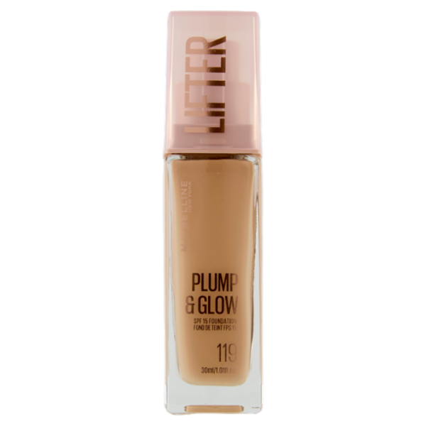 Maybelline New York Lifter Plump & Glow Fondotinta 119 30 ml