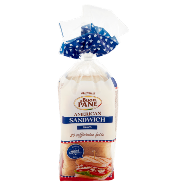 il Buon Pane American Sandwich Bianco 20 fette 825 g