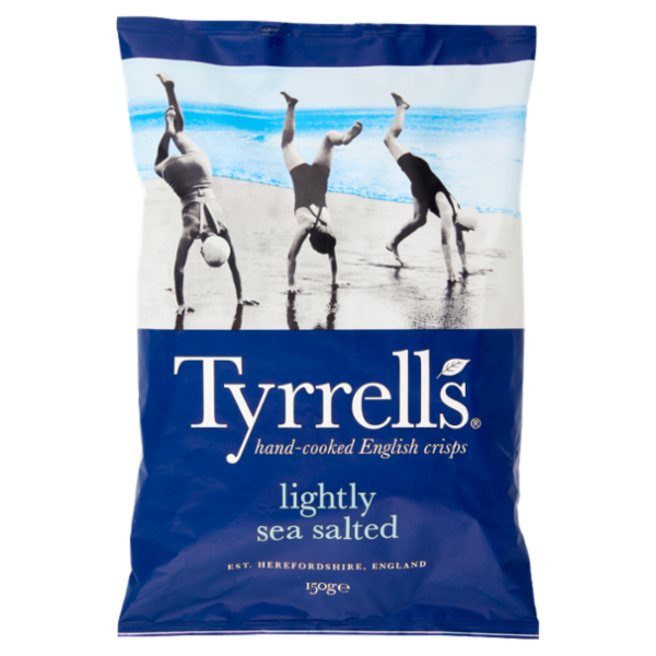 Tyrrells lightly sea salted 150 g