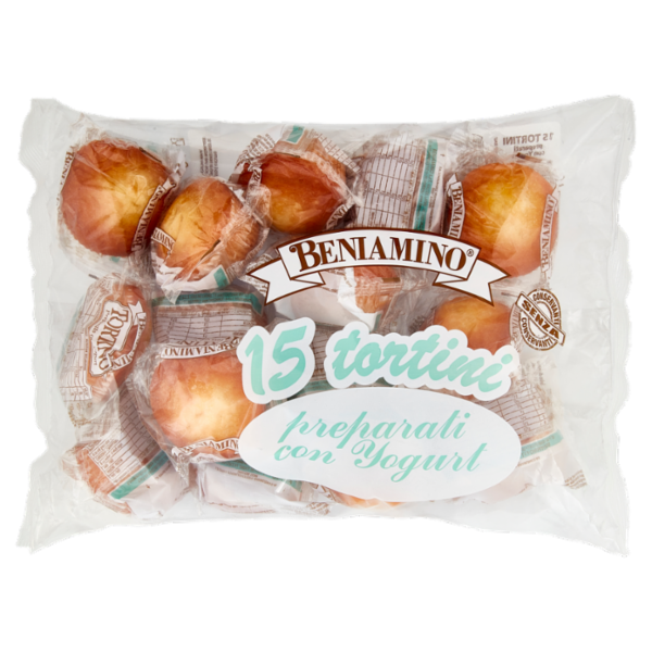 Beniamino tortini preparati con Yogurt 15 x 36 g