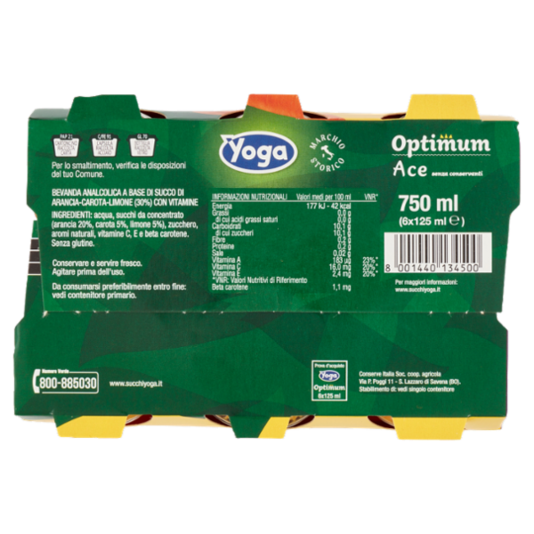 Yoga Optimum Ace 6 x 125 ml