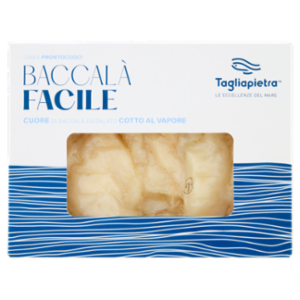 Tagliapietra Linea Prontocuoci Baccalà Facile Cuore Di Baccalà Dissalato Cotto Al Vapore 300 g