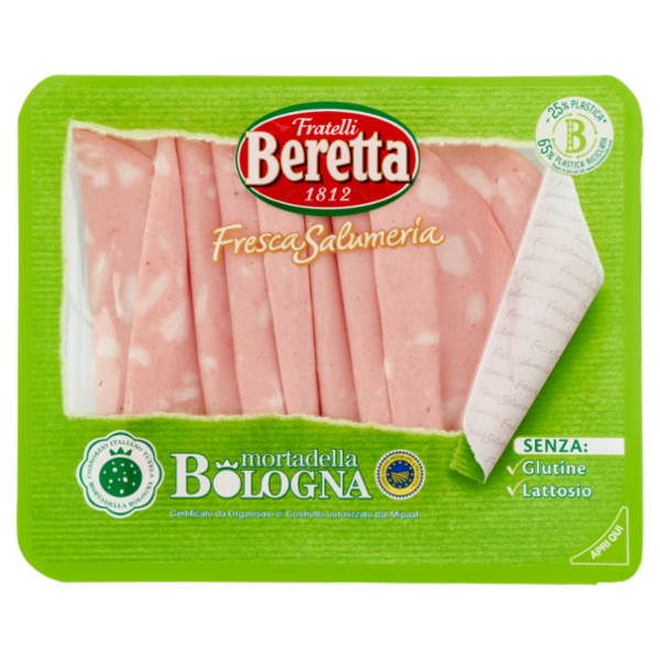 Fratelli Beretta Fresca Salumeria mortadella Bologna IGP 120 g