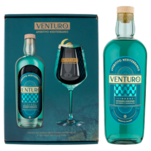 Venturo Aperitivo Mediterraneo 70 Cl + Bicchiere 1 Pz