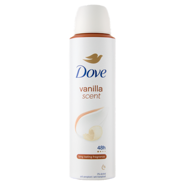 Dove vanilla scent anti-perspirant 150 ml