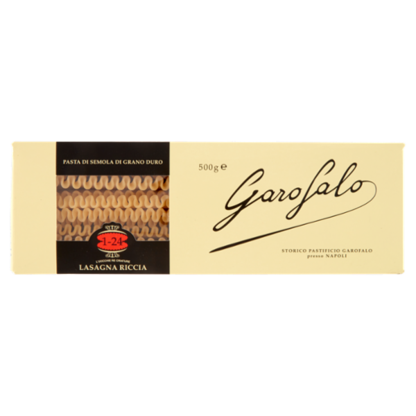 Garofalo Lasagna Riccia 1-24 Pasta di Semola di Grano Duro 500 g