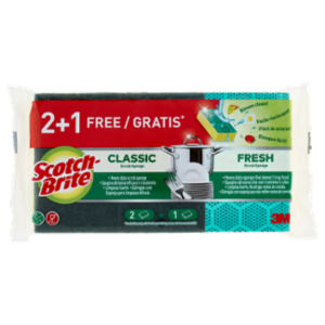 Scotch-Brite® Classic 2+1 Fresh Heavy Duty Gratis