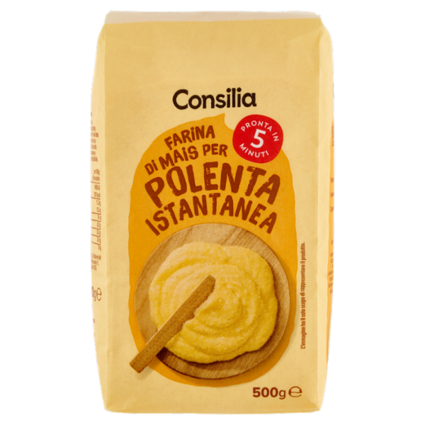 Consilia Farina di Mais per Polenta Istantanea 500 g